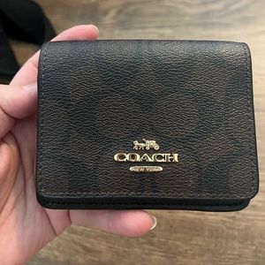 Small brown Coach wallet